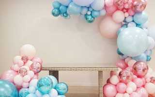 Фотозона с шарами на свадьбу