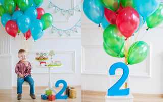 Организация дня рождения ребенка 2 года